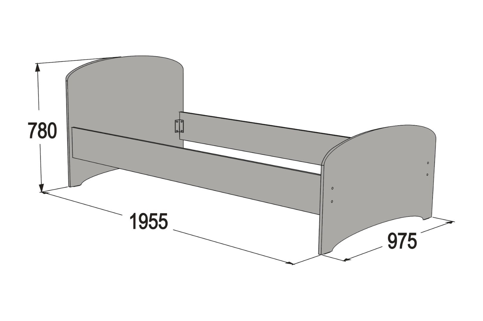 0067-201_01 Кровать-4 900х1900 (анкор светлый)